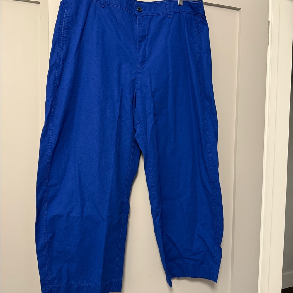 J. Crew barrel-leg pant in cotton blend - Picture 3 of 5